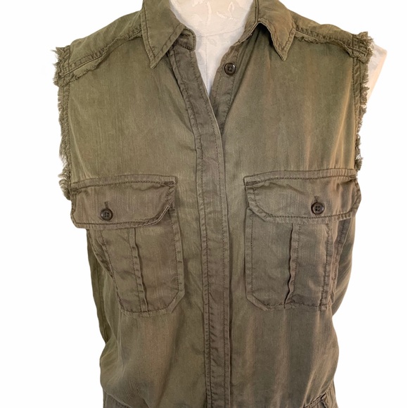 Étienne Marcel sleeveless jumpsuit in military S - Picture 6 of 14